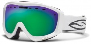 Smith Optics Prophecy Snow Goggles Goggles - White / Green Sol X Mirror