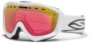Smith Optics Prophecy Snow Goggles Goggles - White / Red Sensor Mirror