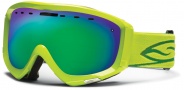Smith Optics Prophecy Snow Goggles Goggles - Lime / Green Sol X Mirror
