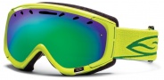 Smith Optics Phenom Snow Goggles Goggles - Lime / Green Sol X Mirror
