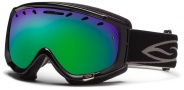 Smith Optics Phenom Snow Goggles Goggles - Black / Green Sol X Mirror