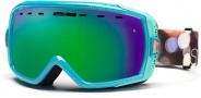 Smith Optics Heiress Snow Goggles Goggles - Ultramarine Night Out Green Sol-X Mirror 
