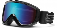 Smith Optics Knowledge OTG Turbo Snow Goggles Goggles - Black / Blue Sensor Mirror