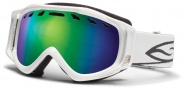 Smith Optics Stance Snow Goggles Goggles - White / Green Sol X Mirror / Extra Yellow Lens