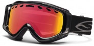 Smith Optics Stance Snow Goggles Goggles - Black / Red Sensor Mirror / Extra RC36 Lens