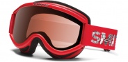 Smith Optics Challenger OTG Junior Snow Goggles Goggles - Red Fader / RC36