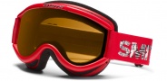 Smith Optics Challenger OTG Junior Snow Goggles Goggles - Red Fader / Gold