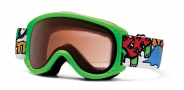 Smith Optics Sundance Kid Junior Snow Goggles Goggles - Neon Green Dinomonsters