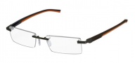 Tag Heuer Automatic 0843 Eyeglasses Eyeglasses - 010 Dark Brown/Orange-Matt Chocolate