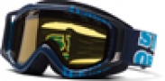 Smith Optics SNOW FUEL V.2 SWEAT-X Snowmobile Goggles Goggles - Slate/Turquoise Old Signage-Yellow Dual Airflow AFC Lens