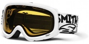 Smith Optics SNOW GAMBLER Snowmobile Goggles Goggles - White Yellow Dual Airflow AFC Lens
