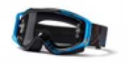 Smith Optics HART & HUNTINGTON FUEL V.2 Moto Goggles Goggles - Black/Cyan Tombstone-Clear AFC
