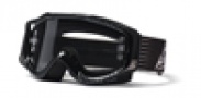 Smith Optics HART & HUNTINGTON FUEL V.2 Moto Goggles Goggles - Black/White Speed Metal-Clear AFC