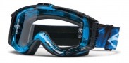 Smith Optics INTAKE SWEAT-X Moto Goggles Goggles - Cyan X-Ray / Clear AFC
