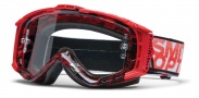 Smith Optics INTAKE SWEAT-X Moto Goggles Goggles - Red - Grey Darksky / Clear AFC