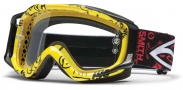 Smith Optics FUEL V.2 SWEAT-X Moto Goggles Goggles - Yellow Pastrana Signature / Clear AFC