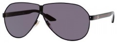 Gucci 1944/S Sunglasses Sunglasses - 0BKS Shiny Black (BN dark gray lens)