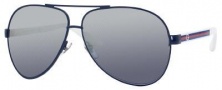 Gucci 1951/S Sunglasses Sunglasses - 075V Blue White (9U smoke mirror gradient lens)