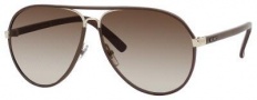Gucci 2887/S Sunglasses Sunglasses - 0UZF Dark Chocolate Leather (CC brown gradient lens)
