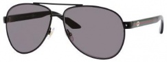 Gucci 2898/S Sunglasses Sunglasses - 0BKS Black Shiny Black (BN dark gray lens)
