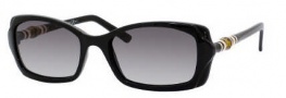 Gucci 3194/S Sunglasses Sunglasses - 0D28 Shiny Black (BD dark gray gradient lens)