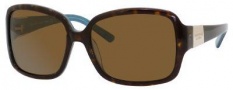 Kate Spade Lulu/P/S Sunglasses Sunglasses - JEYP Tortoise Aqua (VW brown polarized lens)