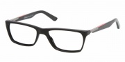 Prada PS 01BV Eyeglasses Eyeglasses - 1AB1O1 GUNMETAL DEMO LENS