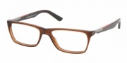 Prada PS 01BV Eyeglasses Eyeglasses - 7JQ1O1 BEAVER DEMO LENS