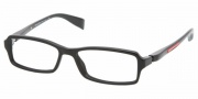 Prada PS 04BV Eyeglasses Eyeglasses - 1AB1O1 GUNMETAL DEMO LENS