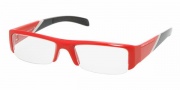 Prada PS 06AV Eyeglasses Eyeglasses - ZYF1O1 RED DEMO LENS