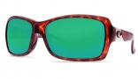 Costa Del Mar Islamorada Sunglasses - Tortoise Frame Sunglasses - Copper Poly. / Costa 580