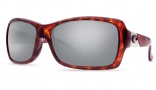 Costa Del Mar Islamorada Sunglasses - Tortoise Frame Sunglasses - Blue Mirror Glass / Costa 580