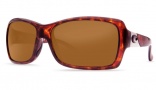 Costa Del Mar Islamorada Sunglasses - Tortoise Frame Sunglasses - Amber Glass / Costa 400