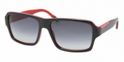 Prada PS 05LS Sunglasses Sunglasses - 7I63M1 TOP BLACK/FIRE GRAY GRADIENT