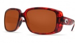 Costa Del Mar Little Harbor Sunglasses - Tortoise Frame Sunglasses - Gray Poly. / Costa 580