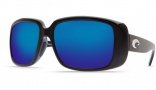 Costa Del Mar Little Harbor Sunglasses - Black Frame Sunglasses - Gray CR-39 / Costa 400