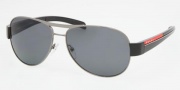 Prada PS 51LS Sunglasses Sunglasses - 5AV5Z1 GUNMETAL POLAR GRAY