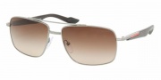 Prada PS 51MS Sunglasses Sunglasses - 5AV6S1 GUNMETAL BROWN GRADIENT