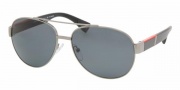 Prada PS 52MS Sunglasses Sunglasses - 5AV5Z1 GUNMETAL POLAR GRAY