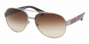 Prada PS 52MS Sunglasses Sunglasses - 5AV6S1 GUNMETAL BROWN GRADIENT