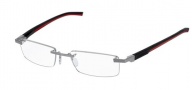 Tag Heuer Automatic 0844 Eyeglasses Eyeglasses - 002 Black/Red-Pure