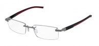 Tag Heuer Automatic 0842 Eyeglasses Eyeglasses - 002 Black/Red-Pure