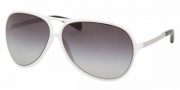 Prada PR 06NS Sunglasses Sunglasses - 4AO3M1 WHITE GRAY GRADIENT