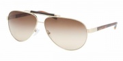 Prada PR 54NS Sunglasses Sunglasses - ZVN6S1 LIGHT GOLD BROWN GRADIENT