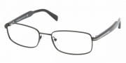 Prada PR 57NV Eyeglasses Eyeglasses - 7AX1O1 BLACK DEMO LENS
