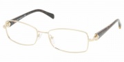 Prada PR 59NV Eyeglasses Eyeglasses - 2AU1O1 PALE GOLD DEMO LENS