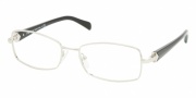 Prada PR 59NV Eyeglasses Eyeglasses - 2BB1O1 SILVER DEMO LENS