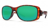 Costa Del Mar Tippet Sunglasses - Tortoise Frame Sunglasses - Amber CR-39 / Costa 400