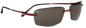 Serengeti Parma Sunglasses Sunglasses - 7448 Satin Red / Polar PhD CPG