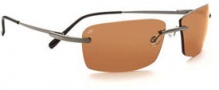 Serengeti Parma Sunglasses Sunglasses - 7445 Shiny Gunmetal / Polar PhD Drivers
